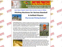 Tablet Screenshot of battingpractice.com